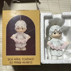 1987 Precious Moments “You Have Touched So Many Hearts” Noel Figurine